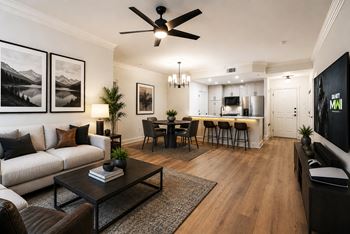 1, 2, & 3 Bedroom open-concept floor plans